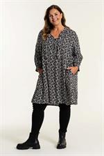 Gozzip - Anisa Tunika, Sort/Hvid